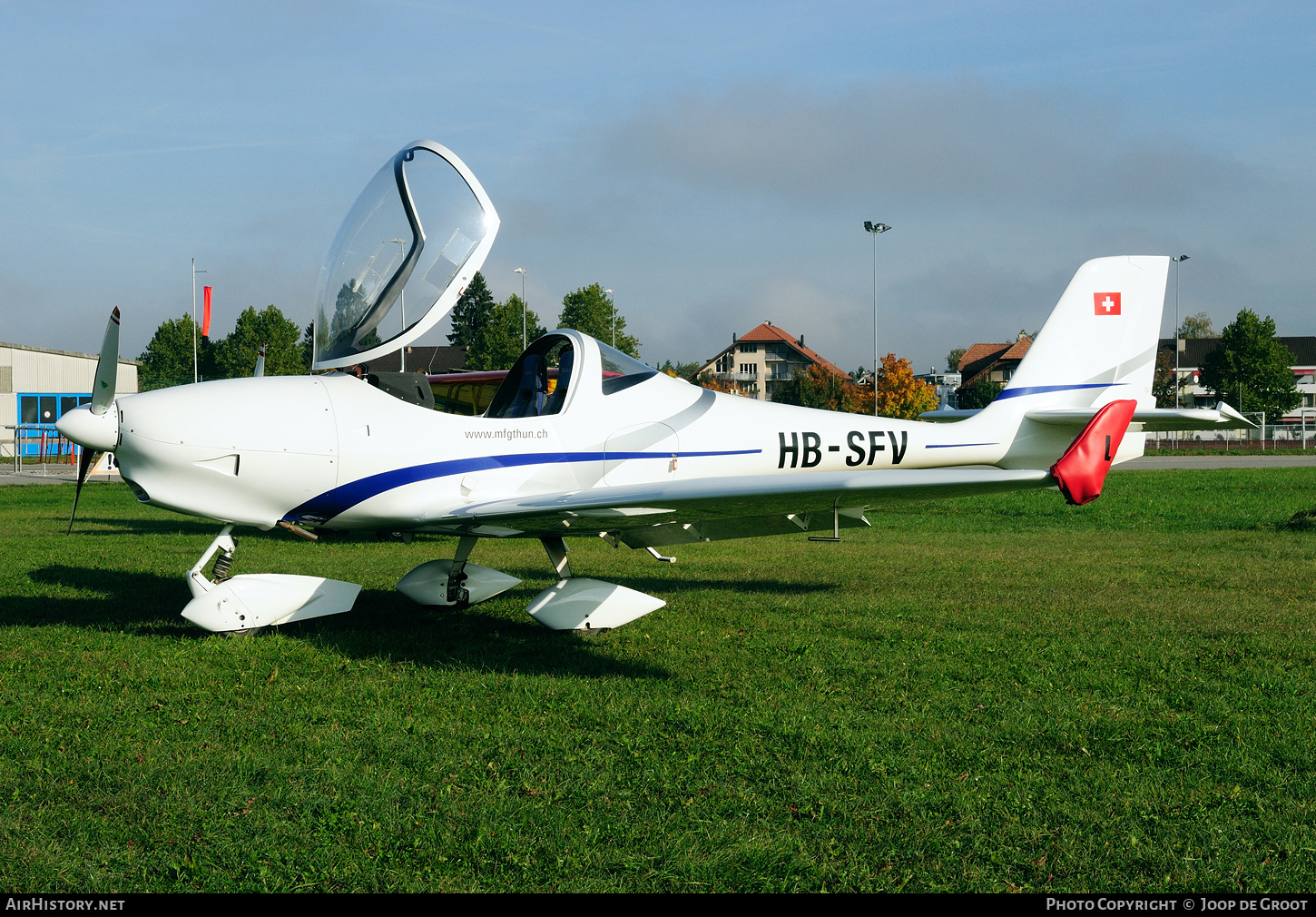 Aircraft Photo of HB-SFV | Aquila AT01 A210 | Motorfluggruppe Thun | AirHistory.net #60831