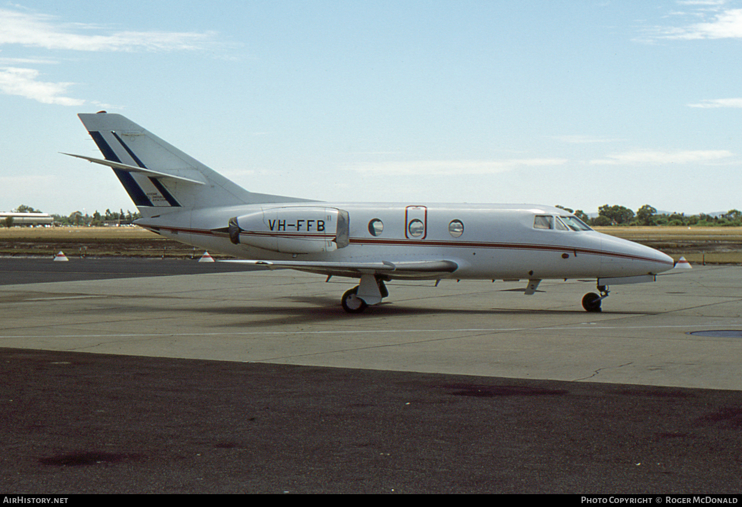 Aircraft Photo of VH-FFB | Dassault Falcon 10 | AirHistory.net #60837