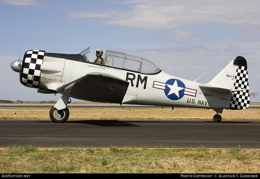 Aircraft Photo of N30JF | North American SNJ-5 Texan | USA - Navy | AirHistory.net #60848