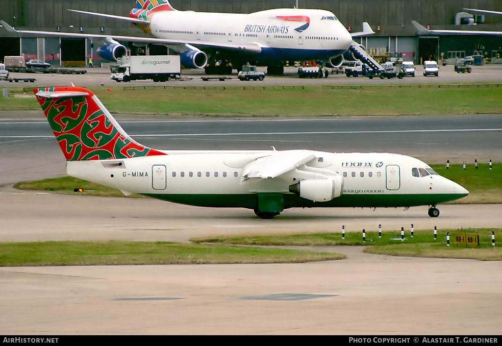 Aircraft Photo of G-MIMA | British Aerospace BAe-146-200 | Manx Airlines | AirHistory.net #60850