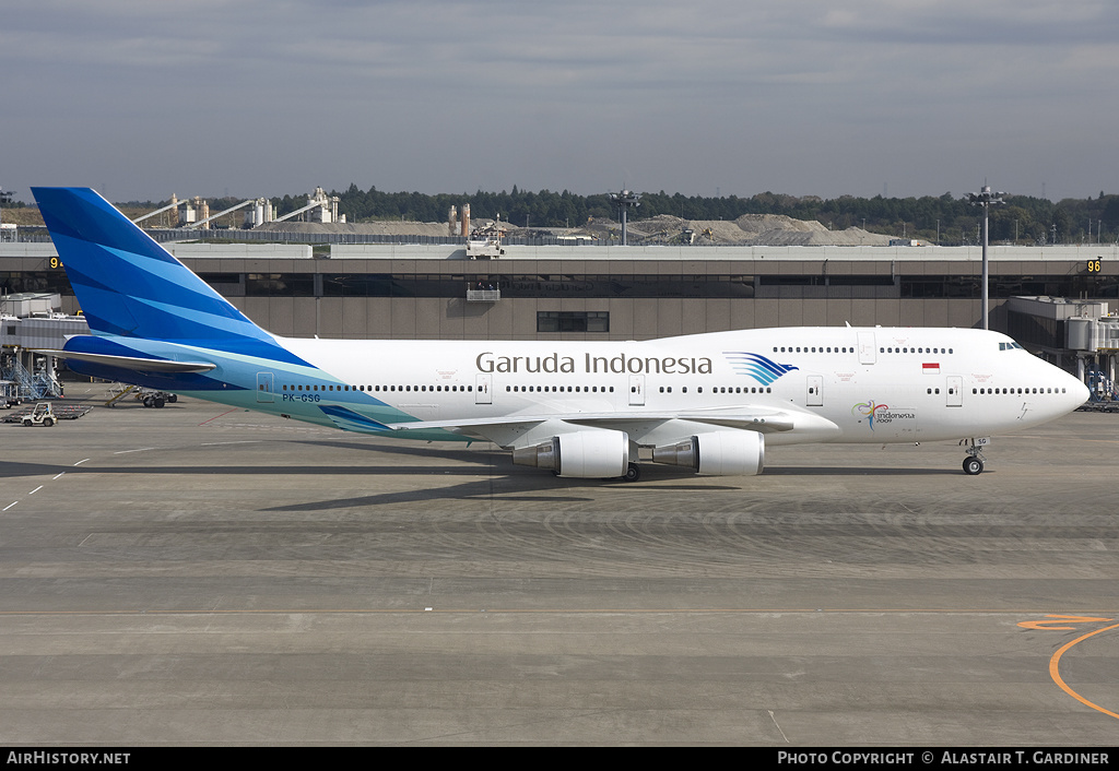 Aircraft Photo of PK-GSG | Boeing 747-4U3 | Garuda Indonesia | AirHistory.net #60858