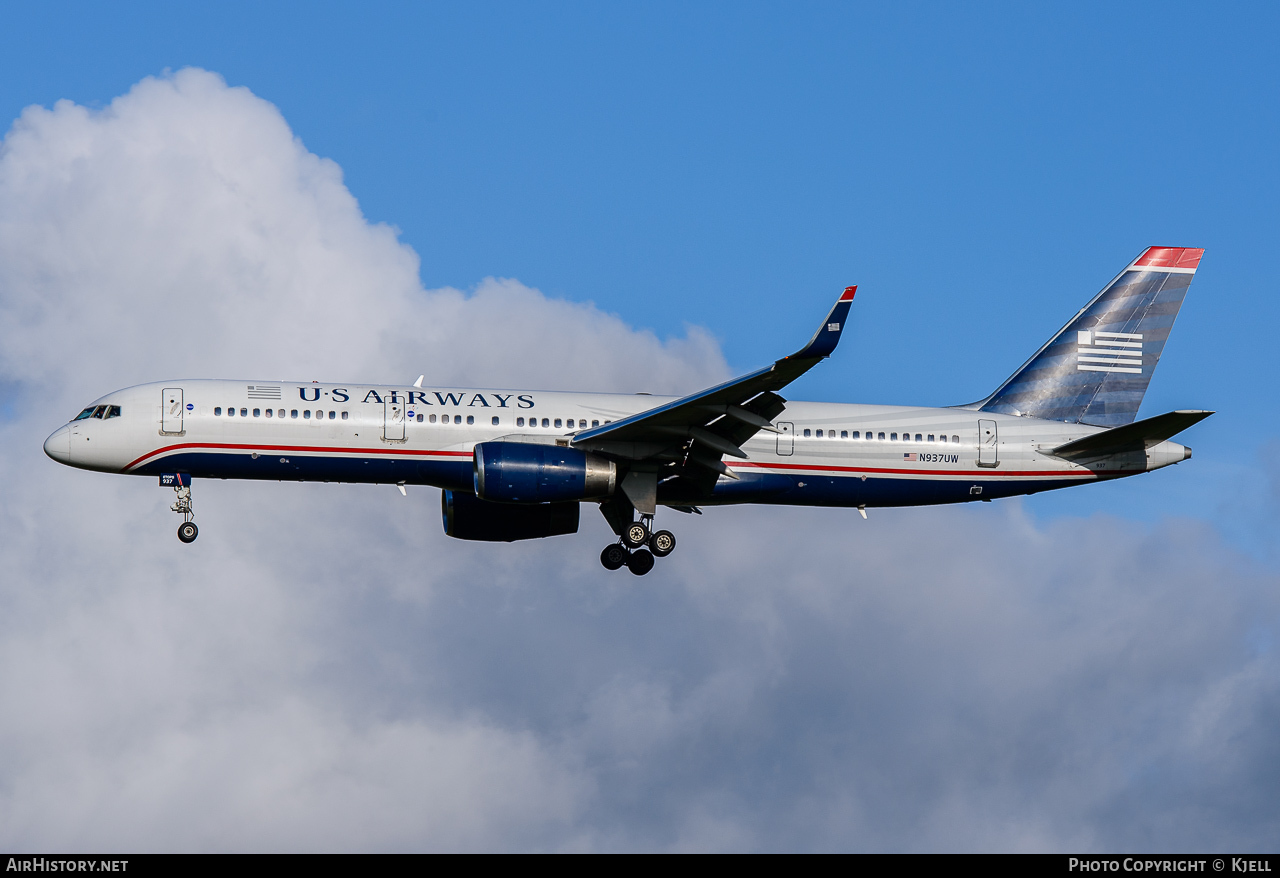 Aircraft Photo of N937UW | Boeing 757-2B7 | US Airways | AirHistory.net #60863