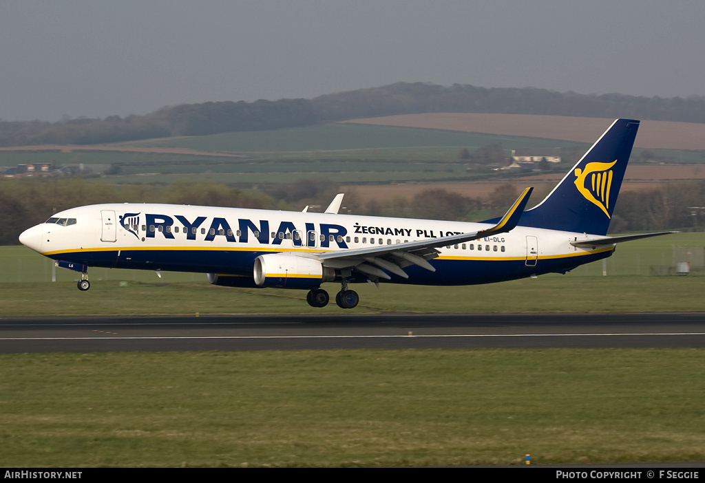 Aircraft Photo of EI-DLG | Boeing 737-8AS | Ryanair | AirHistory.net #60876