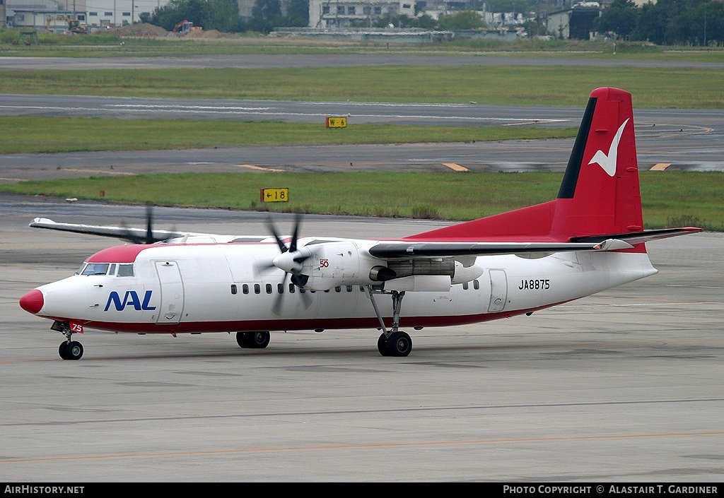 Aircraft Photo of JA8875 | Fokker 50 | NAL - Nakanihon Airlines | AirHistory.net #60879