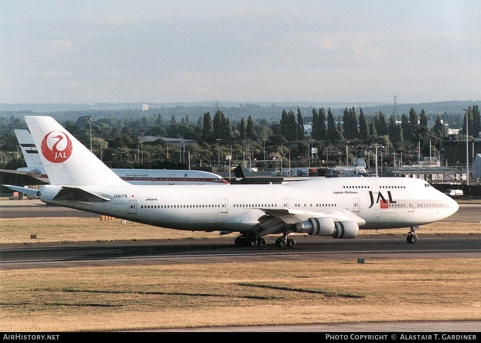 Aircraft Photo of JA8179 | Boeing 747-346 | Japan Airlines - JAL | AirHistory.net #60886