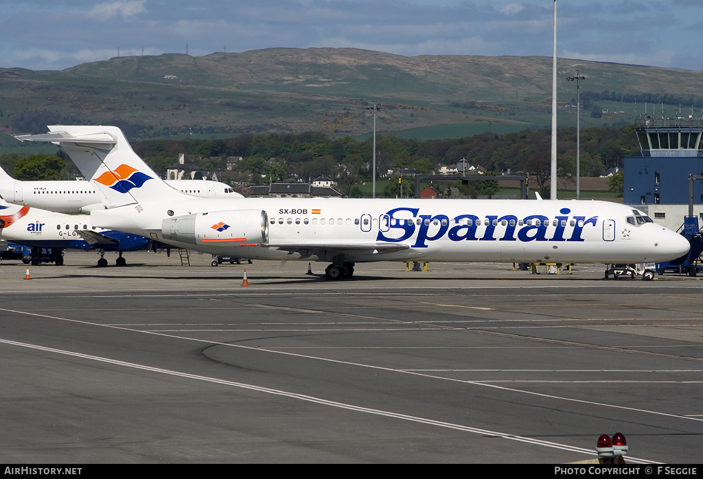 Aircraft Photo of SX-BOB | Boeing 717-2K9 | Spanair | AirHistory.net #60889