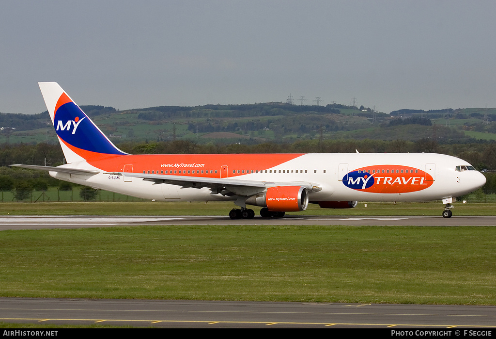 Aircraft Photo of G-SJMC | Boeing 767-31K/ER | MyTravel Airways | AirHistory.net #60899