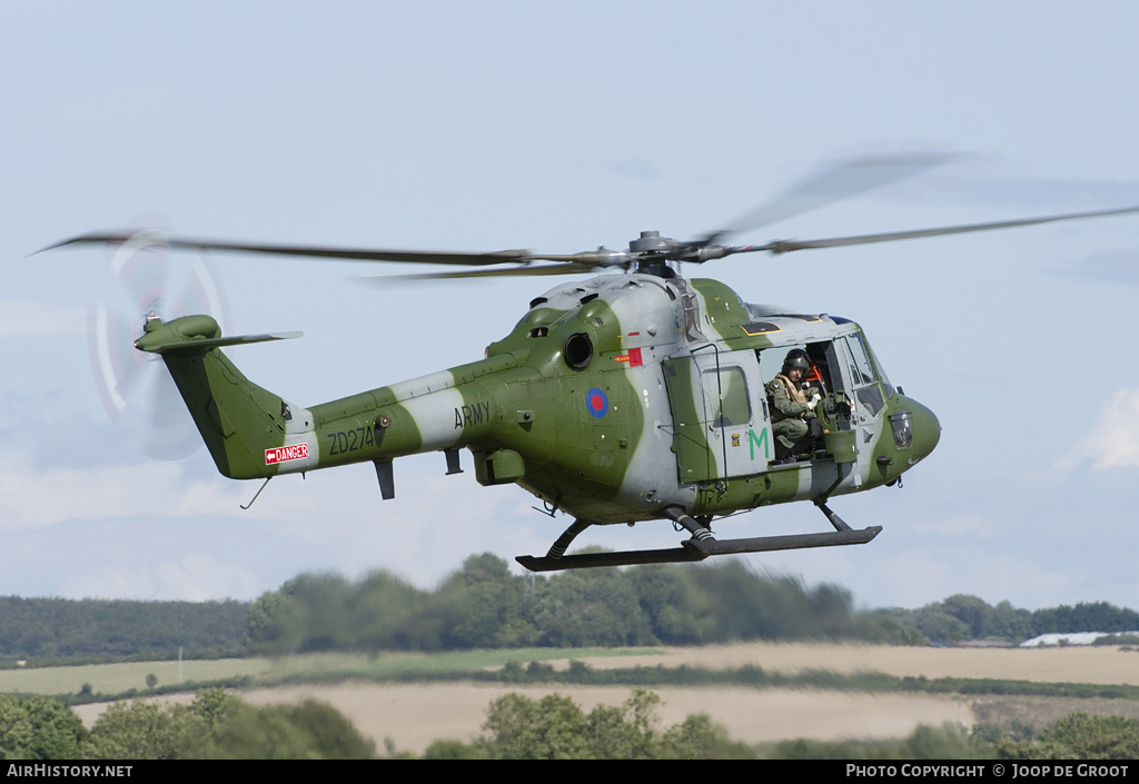 Aircraft Photo of ZD274 | Westland WG-13 Lynx AH7 | UK - Army | AirHistory.net #60901