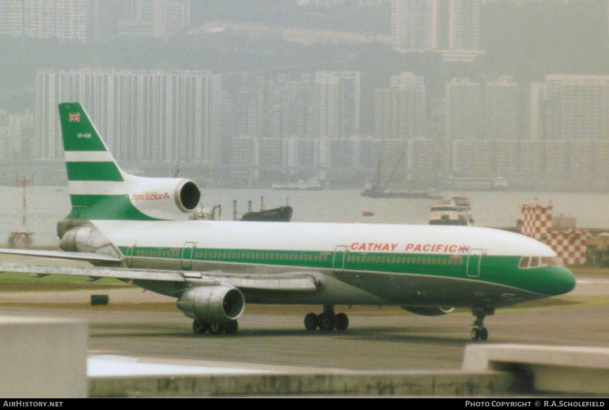 Aircraft Photo of VR-HOB | Lockheed L-1011-385-1-14 TriStar 100 | Cathay Pacific Airways | AirHistory.net #60906