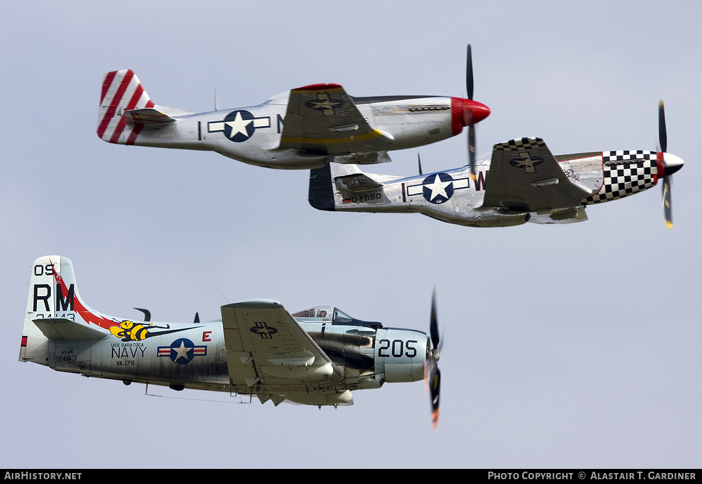 Aircraft Photo of F-AZDP / 124143 | Douglas A-1D Skyraider (AD-4N) | USA - Navy | AirHistory.net #60909
