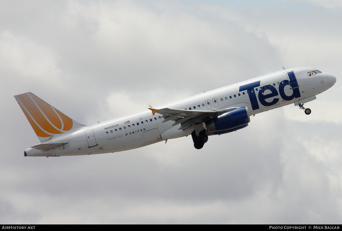 Aircraft Photo of N465UA | Airbus A320-232 | Ted | AirHistory.net #60911