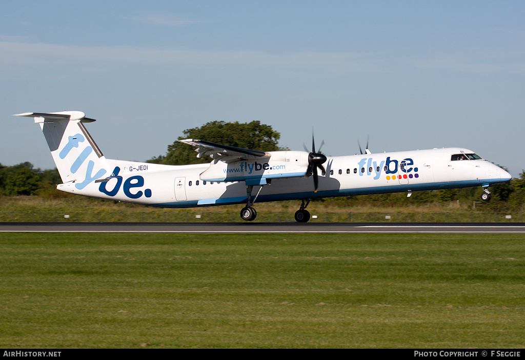Aircraft Photo of G-JEDI | Bombardier DHC-8-402 Dash 8 | Flybe | AirHistory.net #60924