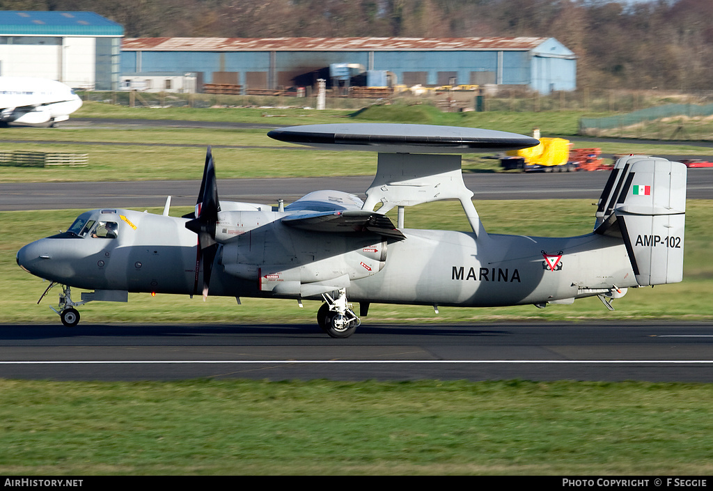 Aircraft Photo of AMP-102 | Grumman E-2C Hawkeye | Mexico - Navy | AirHistory.net #60936