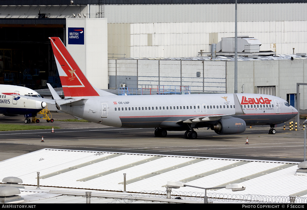 Aircraft Photo of OE-LNP | Boeing 737-8Z9 | Lauda Air | AirHistory.net #60948