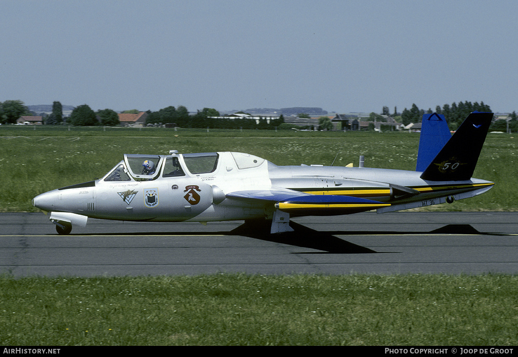 Aircraft Photo of MT36 | Fouga CM-170R Magister | Belgium - Air Force | AirHistory.net #60950