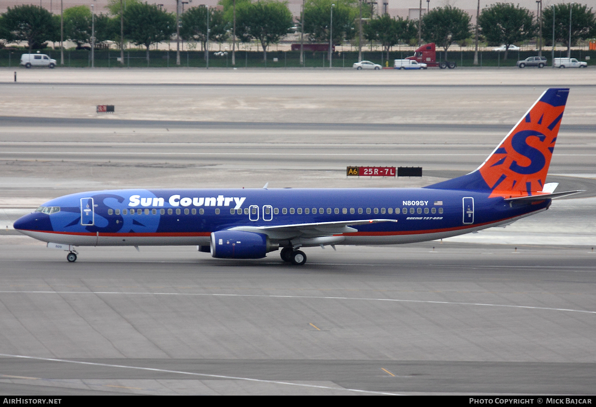 Aircraft Photo of N809SY | Boeing 737-8Q8 | Sun Country Airlines | AirHistory.net #60959