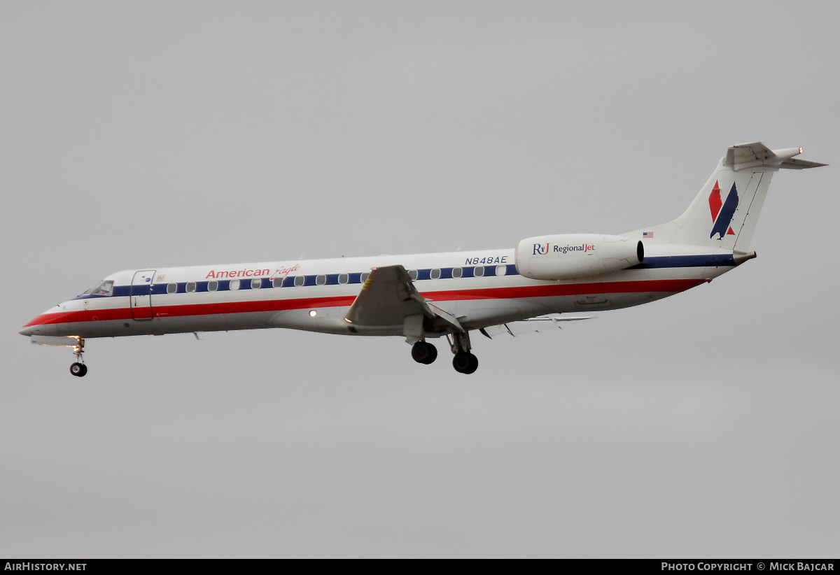 Aircraft Photo of N848AE | Embraer ERJ-140LR (EMB-135KL) | American Eagle | AirHistory.net #60962
