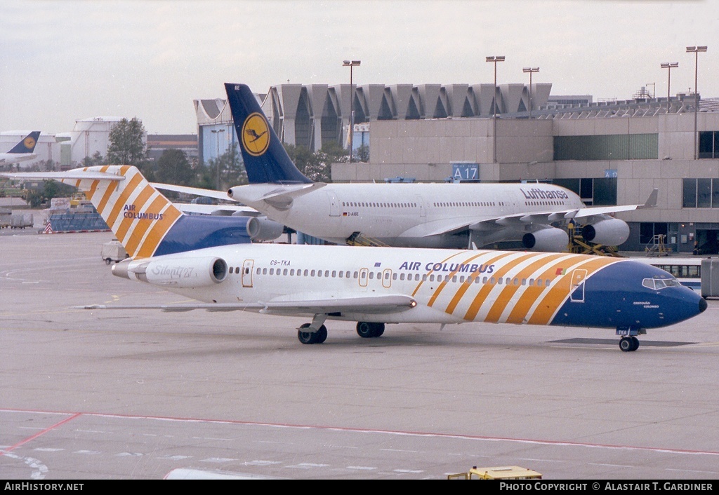 Aircraft Photo of CS-TKA | Boeing 727-2J4/Adv(RE) Super 27 | Air Columbus | AirHistory.net #60968