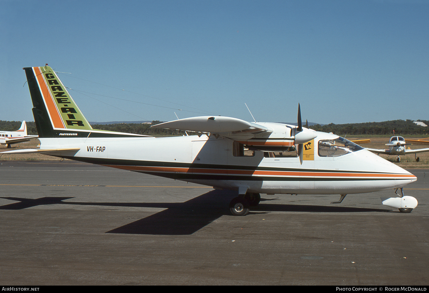 Aircraft Photo of VH-FAP | Partenavia P-68B | Graze Air | AirHistory.net #60982