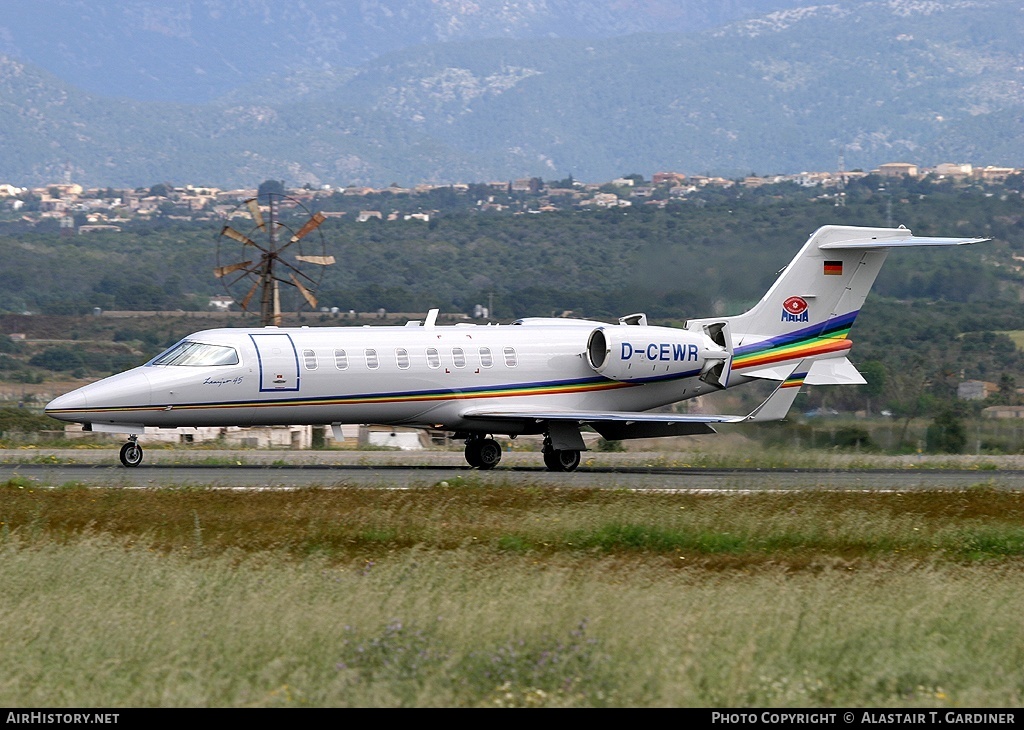 Aircraft Photo of D-CEWR | Learjet 45 | Maha Air | AirHistory.net #60983