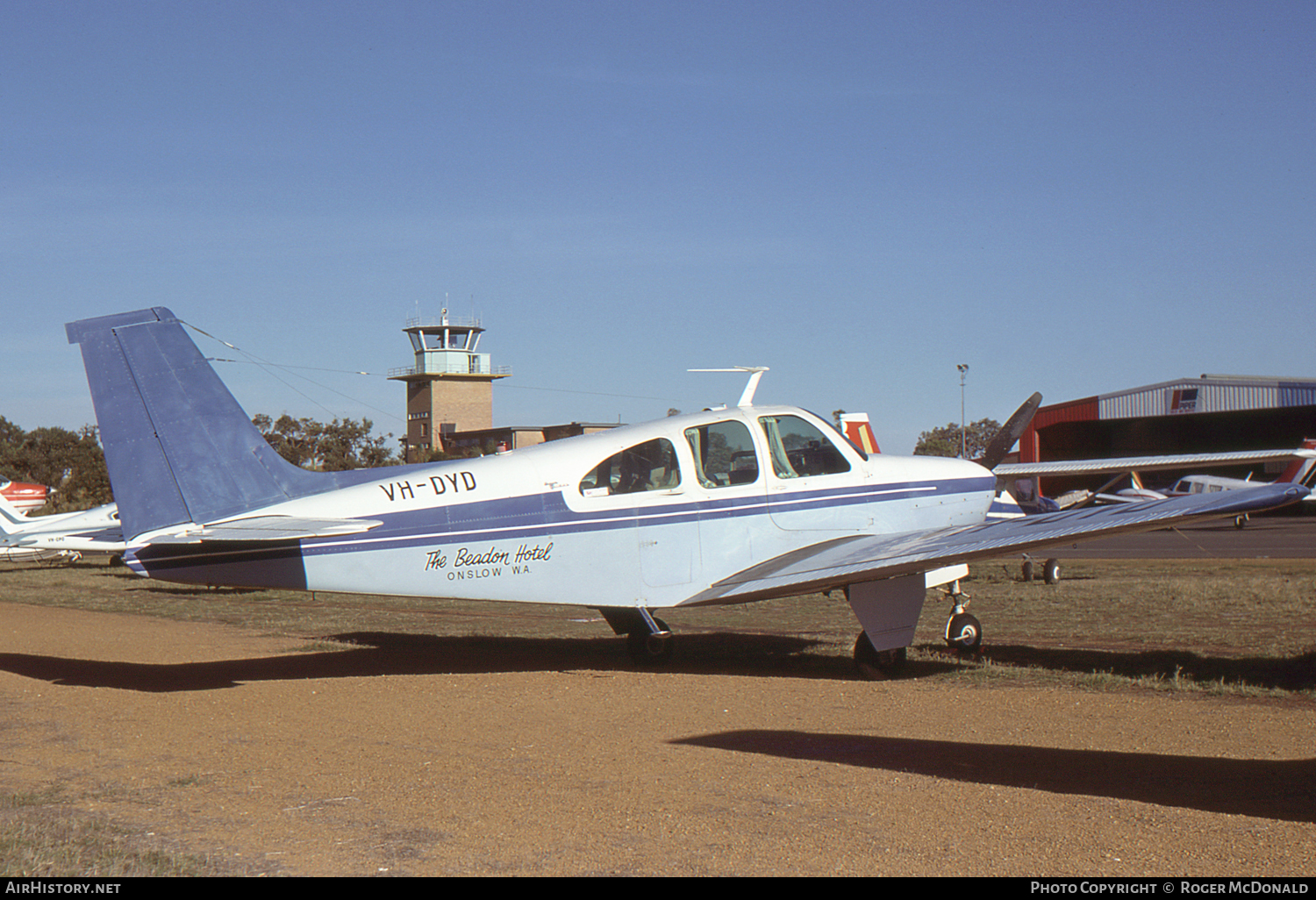 Aircraft Photo of VH-DYD | Beech C33 Debonair | Beadon Hotel | AirHistory.net #60993