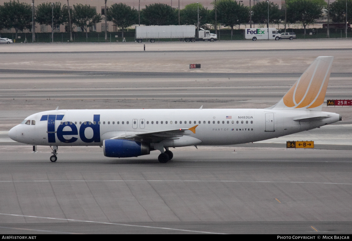 Aircraft Photo of N483UA | Airbus A320-232 | Ted | AirHistory.net #60997