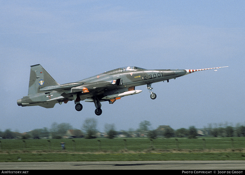 Aircraft Photo of K-3001 | Canadair NF-5A | Netherlands - Air Force | AirHistory.net #61007