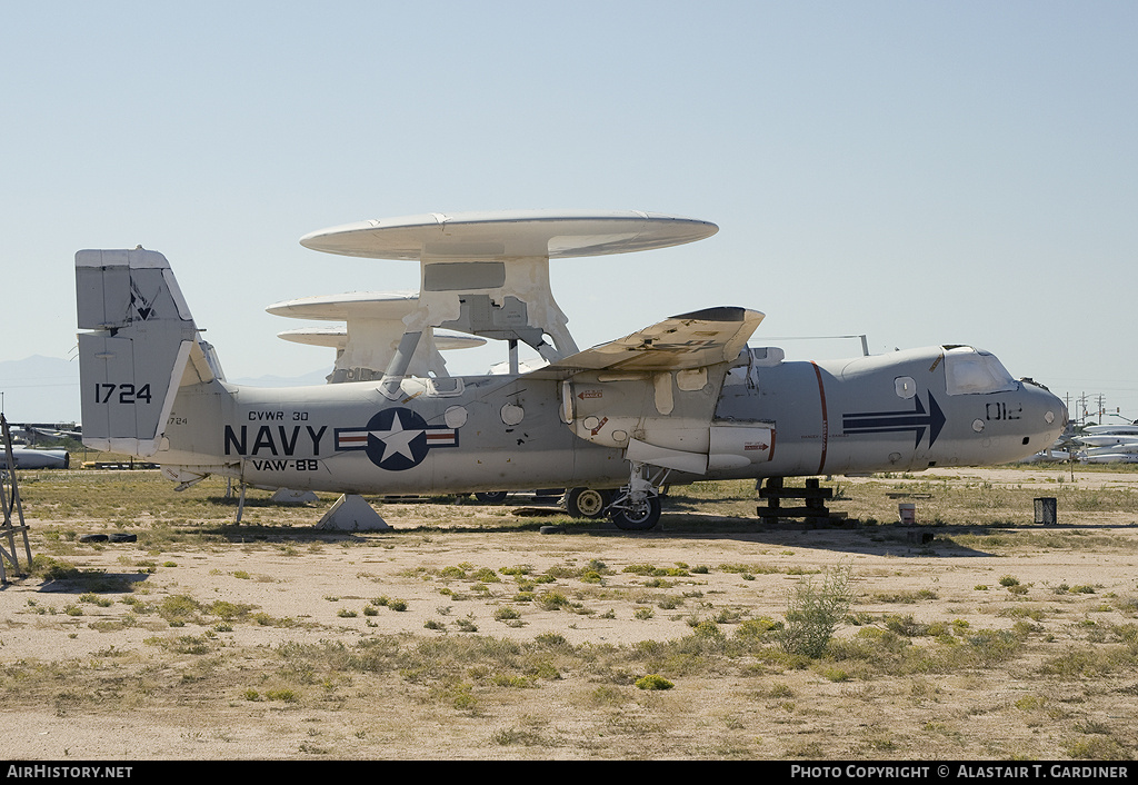 Aircraft Photo of 151724 | Grumman E-2B Hawkeye | USA - Navy | AirHistory.net #61012