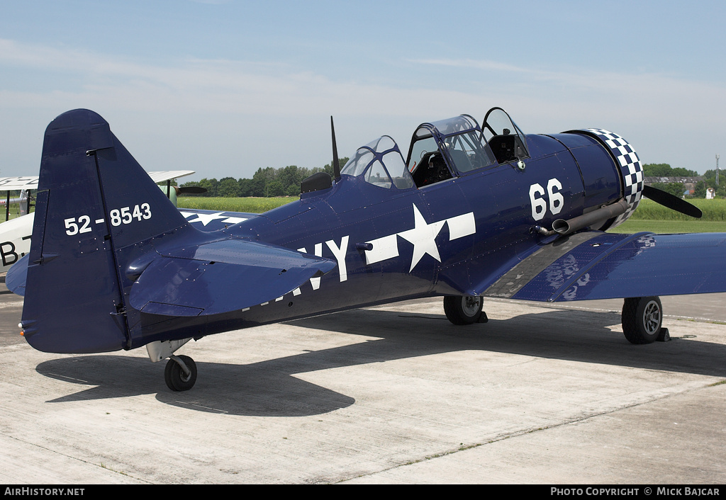 Aircraft Photo of G-BUKY / 52-8543 | North American T-6J Harvard Mk IV | USA - Navy | AirHistory.net #61015