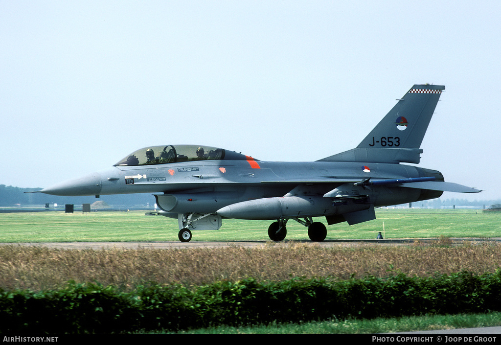 Aircraft Photo of J-653 | General Dynamics F-16B Fighting Falcon | Netherlands - Air Force | AirHistory.net #61023