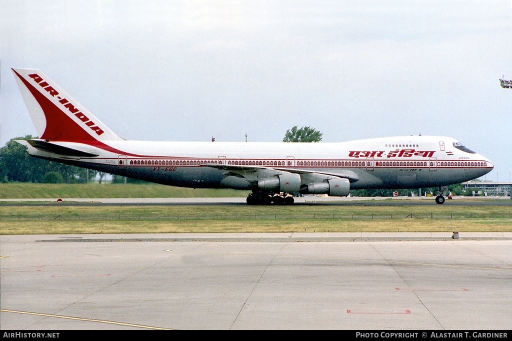 Aircraft Photo of VT-EGC | Boeing 747-237B | Air India | AirHistory.net #61034