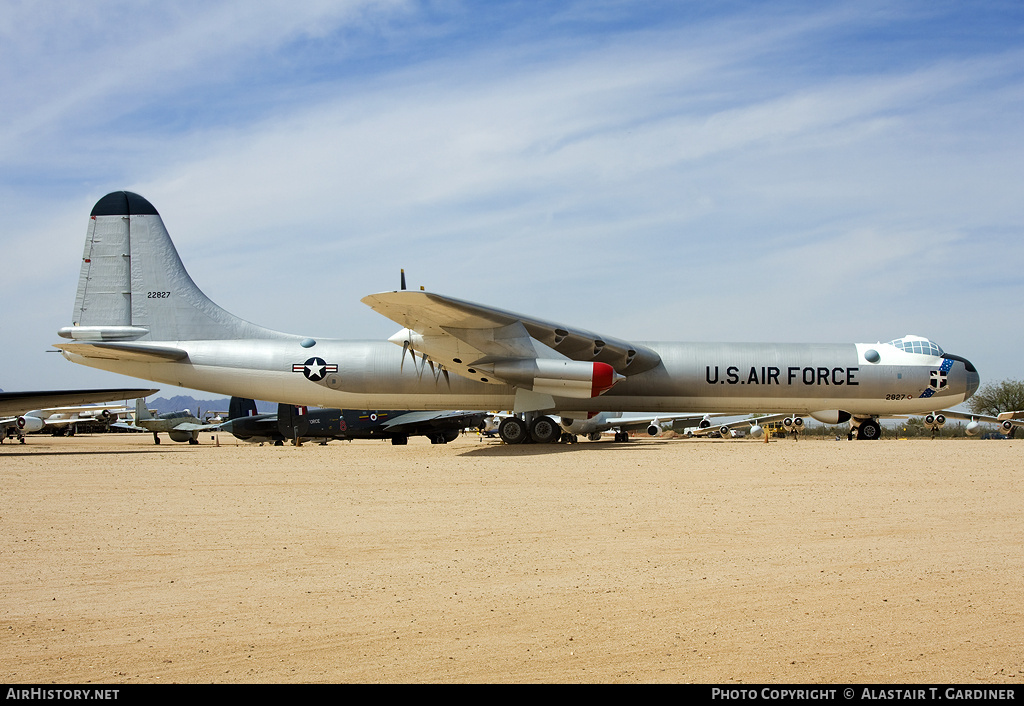 Aircraft Photo of 52-2827 / 22827 | Convair B-36J Peacemaker | USA - Air Force | AirHistory.net #61042