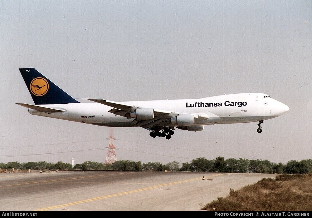 Aircraft Photo of D-ABYO | Boeing 747-230F/SCD | Lufthansa Cargo | AirHistory.net #61044