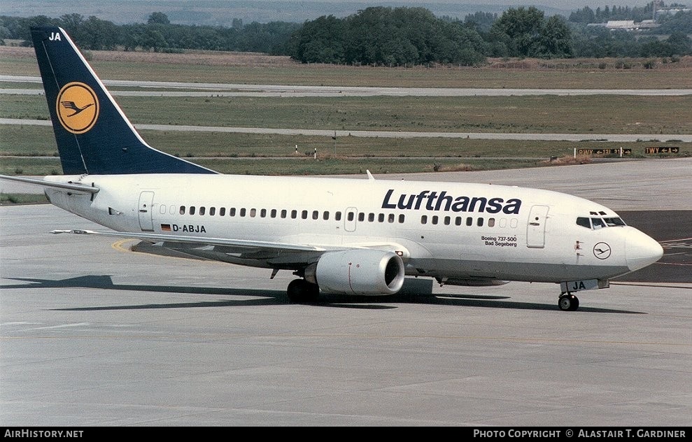 Aircraft Photo of D-ABJA | Boeing 737-530 | Lufthansa | AirHistory.net #61045