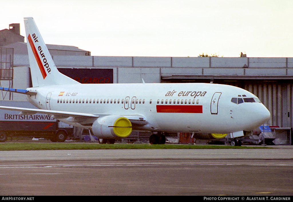 Aircraft Photo of EC-657 | Boeing 737-436 | Air Europa | AirHistory.net #61055