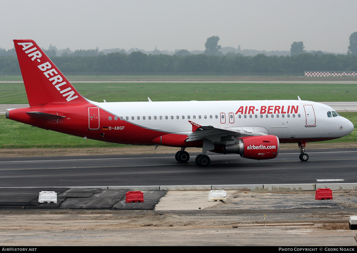 Aircraft Photo of D-ABGF | Airbus A319-112 | Air Berlin | AirHistory.net #61059