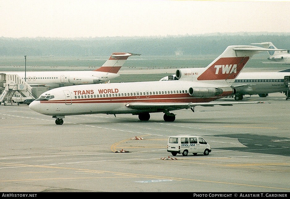 Aircraft Photo of N839TW | Boeing 727-31 | Trans World Airlines - TWA | AirHistory.net #61061