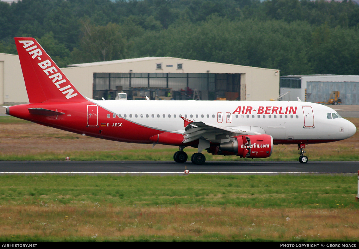 Aircraft Photo of D-ABGG | Airbus A319-112 | Air Berlin | AirHistory.net #61068