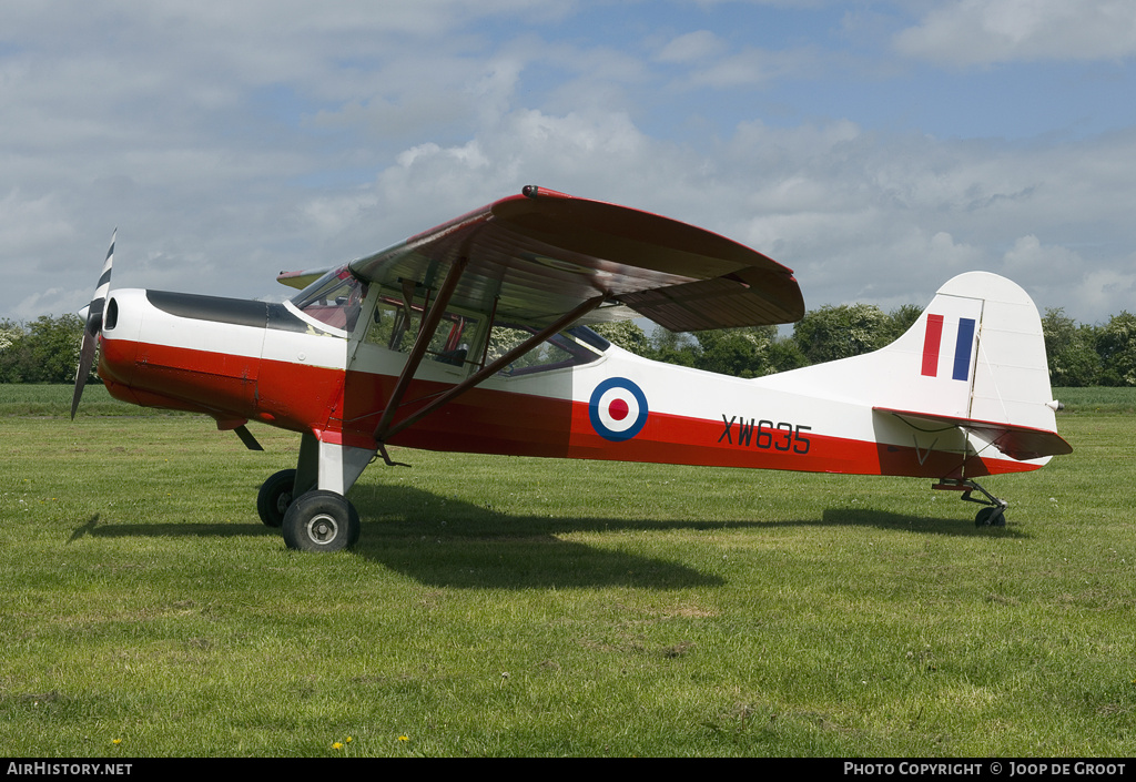 Aircraft Photo of G-AWSW / XW635 | Beagle D-5/180 Husky | UK - Air Force | AirHistory.net #61070