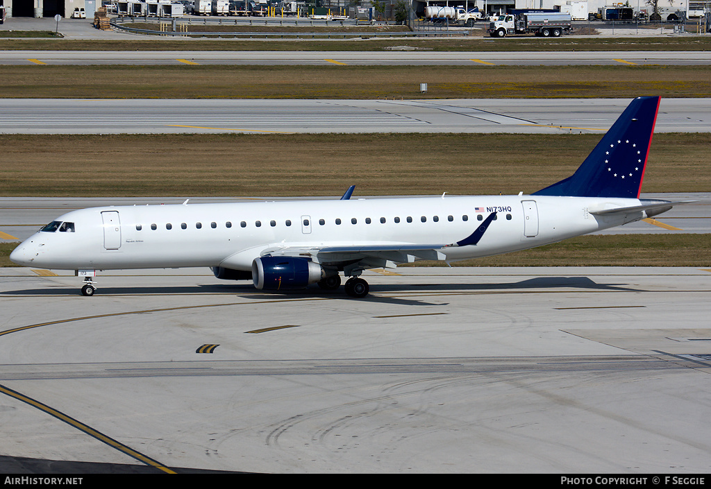 Aircraft Photo of N173HQ | Embraer 190AR (ERJ-190-100IGW) | Republic Airlines | AirHistory.net #61074