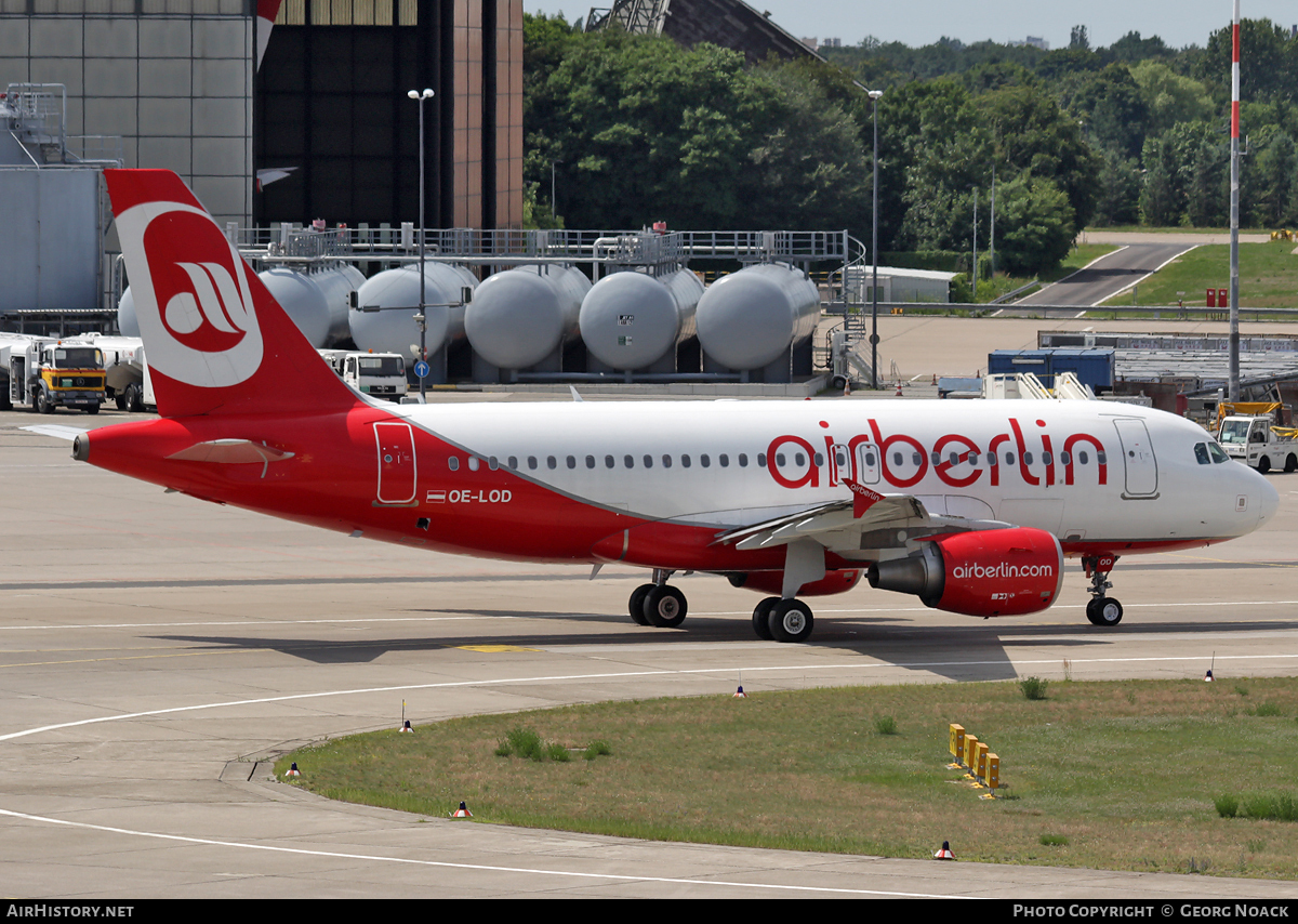 Aircraft Photo of OE-LOD | Airbus A319-112 | Air Berlin | AirHistory.net #61078