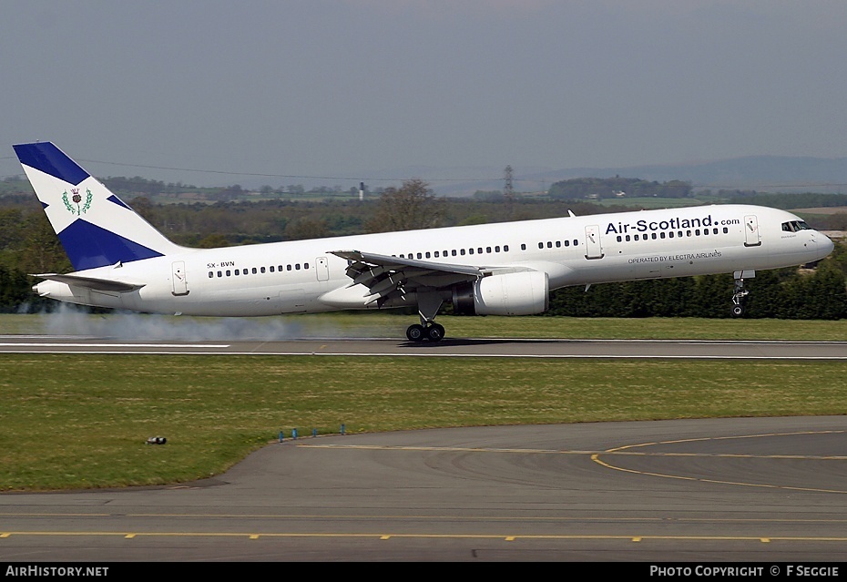 Aircraft Photo of SX-BVN | Boeing 757-2G5 | Air-Scotland | AirHistory.net #61081