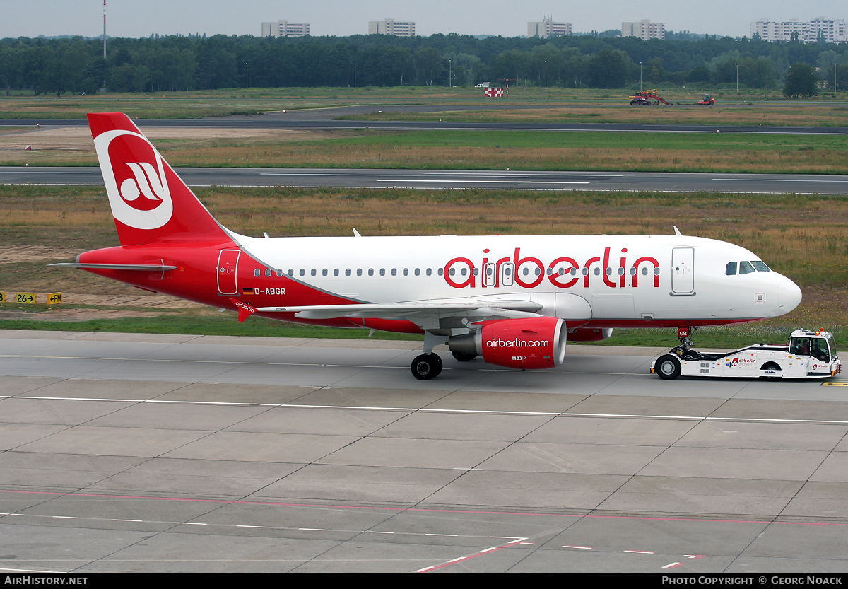 Aircraft Photo of D-ABGR | Airbus A319-112 | Air Berlin | AirHistory.net #61085