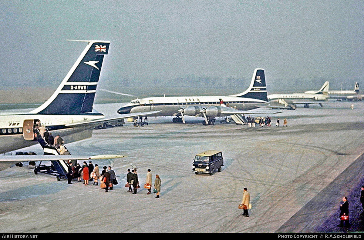 Aircraft Photo of G-AOVO | Bristol 175 Britannia 312 | BOAC - British Overseas Airways Corporation | AirHistory.net #61096