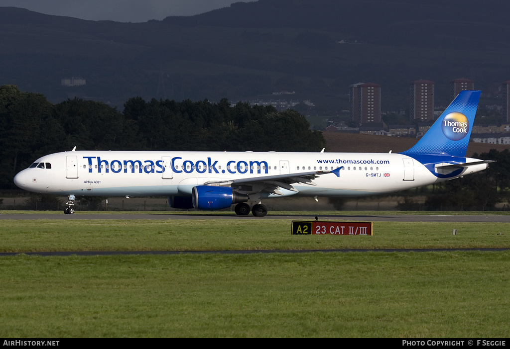 Aircraft Photo of G-SMTJ | Airbus A321-211 | Thomas Cook Airlines | AirHistory.net #61098