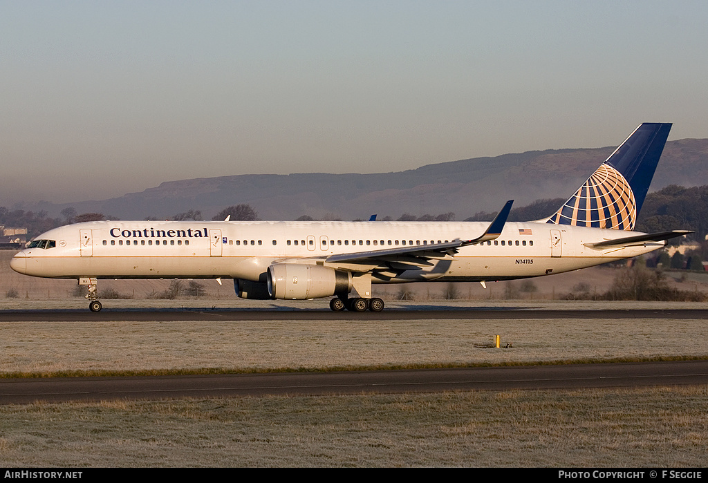 Aircraft Photo of N14115 | Boeing 757-224 | Continental Airlines | AirHistory.net #61117