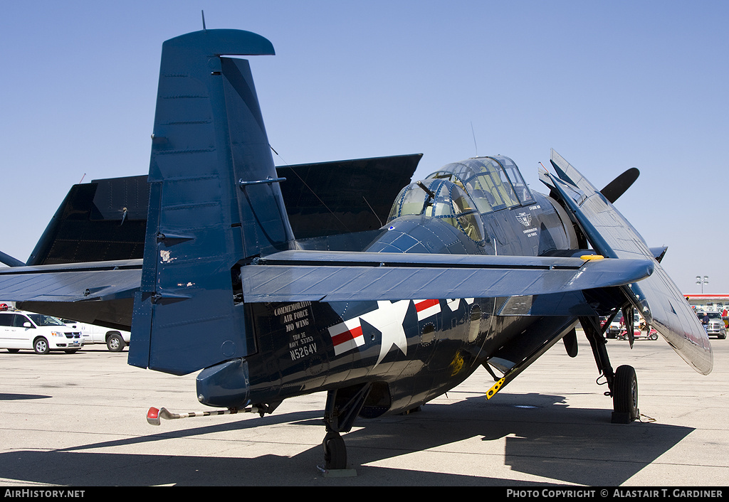 Aircraft Photo of N5264V | Grumman TBM-3E Avenger | Commemorative Air Force | USA - Navy | AirHistory.net #61129