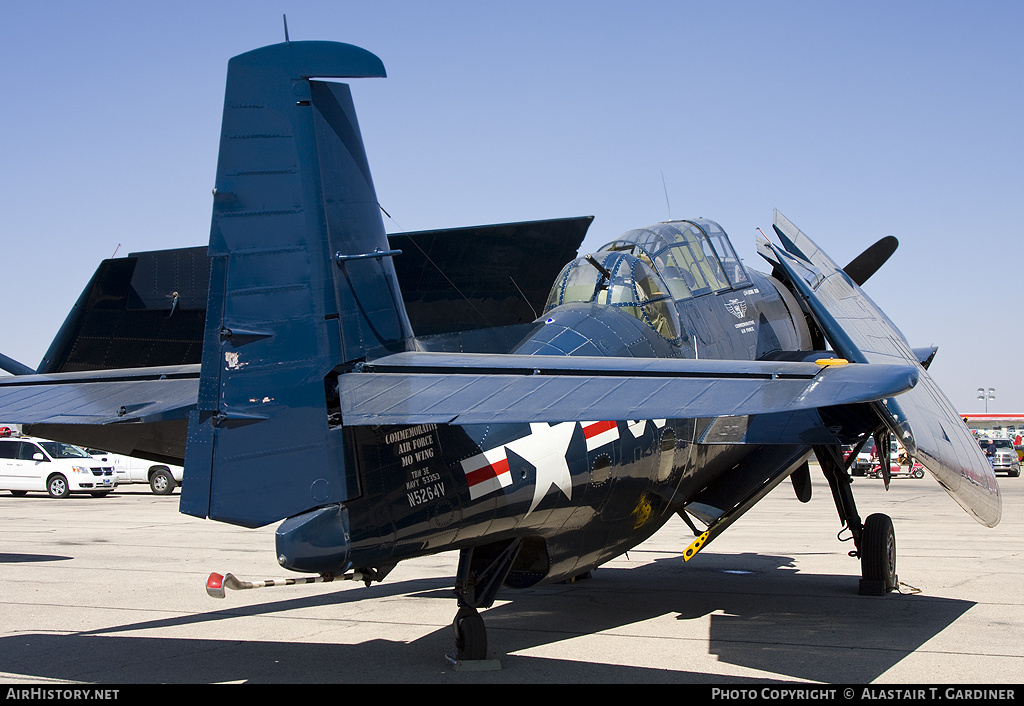 Aircraft Photo of N5264V | General Motors TBM-3E Avenger | Commemorative Air Force | USA - Navy | AirHistory.net #61129