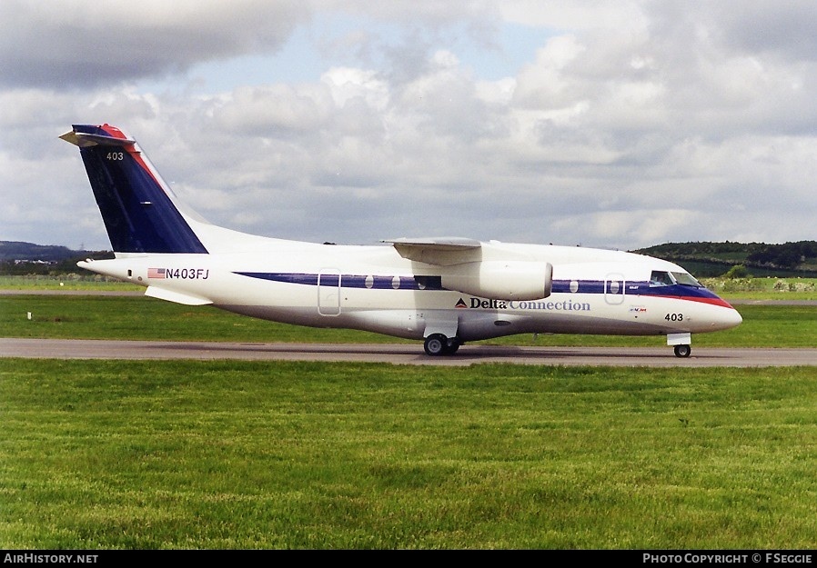 Aircraft Photo of N403FJ | Dornier 328-310 328JET | Delta Connection | AirHistory.net #61132