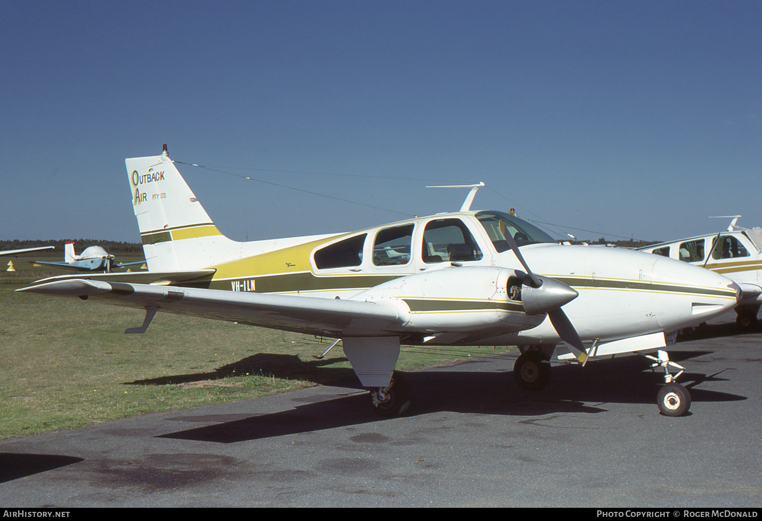 Aircraft Photo of VH-ILN | Beech D55 Baron | Outback Air Charter | AirHistory.net #61133